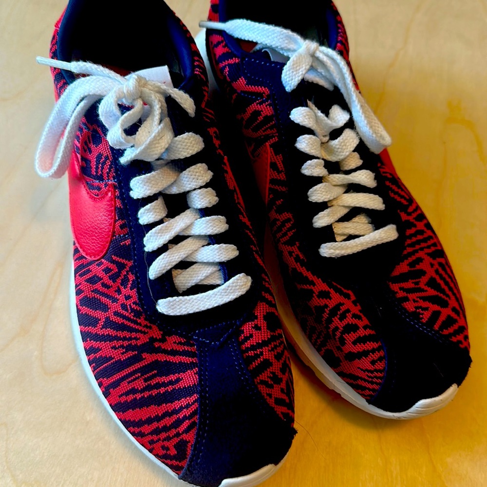Nike Red and Blue shoes